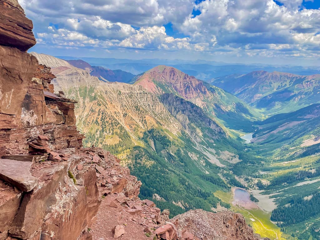 Crater and Maroon Lakes