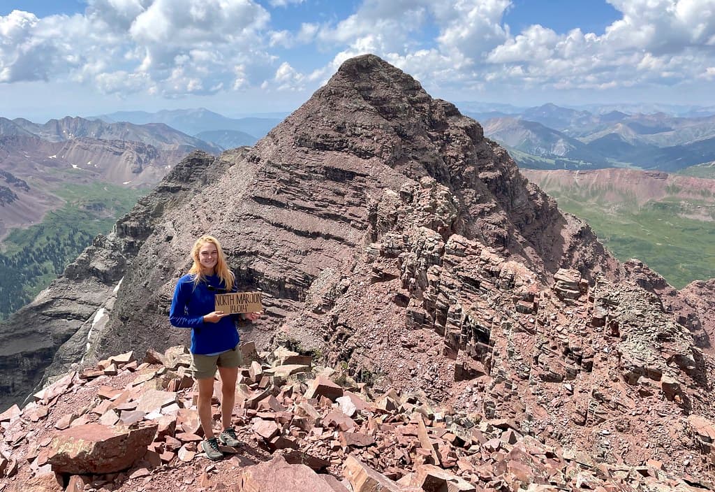 North Maroon Peak's Summit